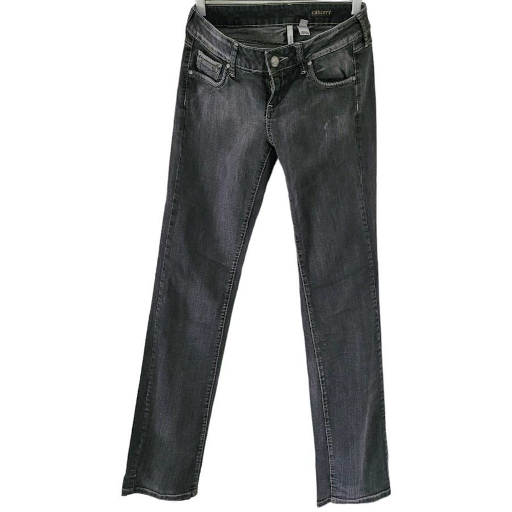MNG by Mango Jeans 8 30x34 Faded Wash Black Straight leg